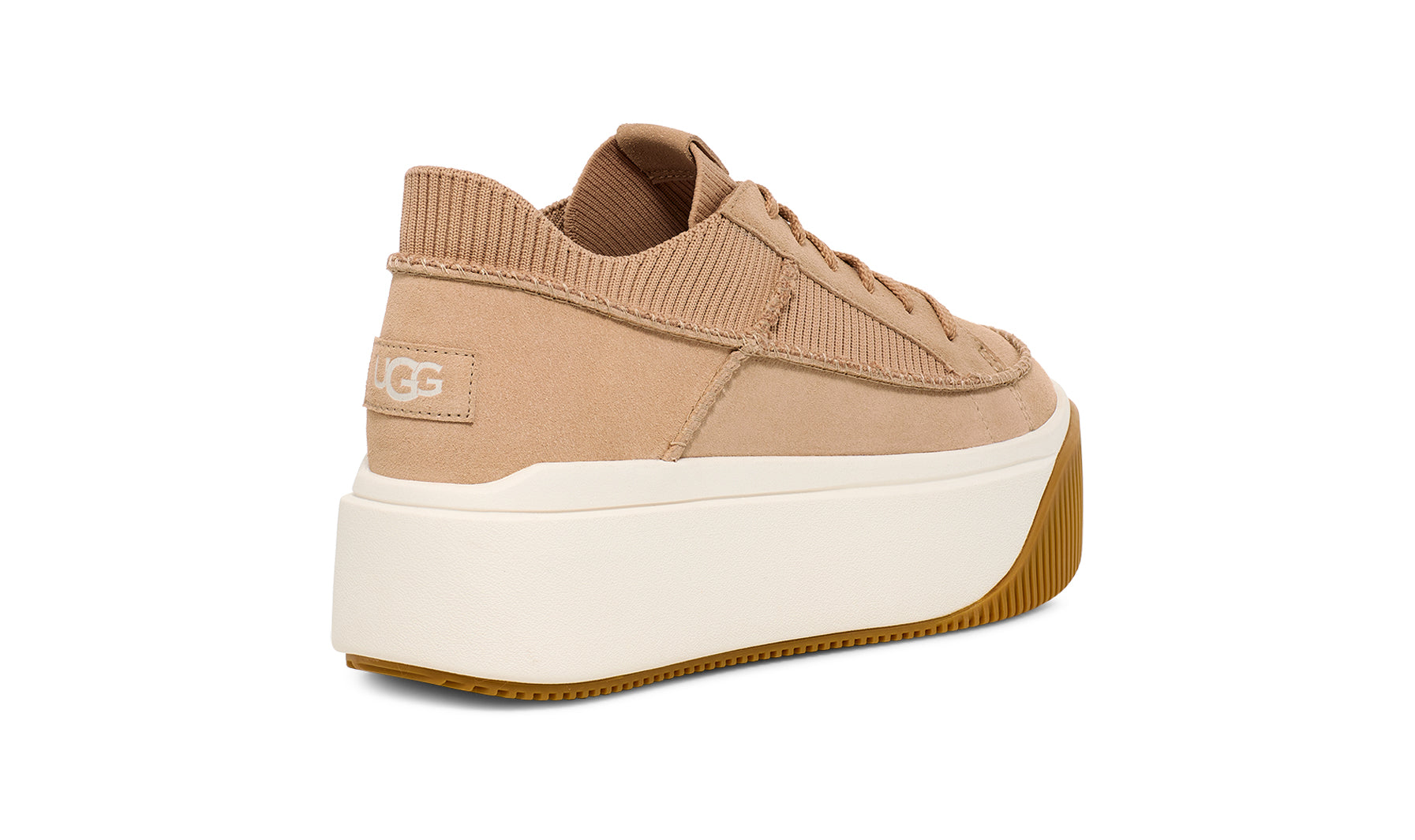 Ugg Sand EZ-Duzzit Lace Women's Platform Sneakers 1152717-SAN