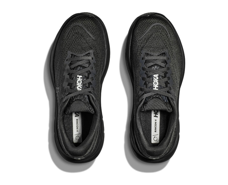 Hoka Black/Black Rincon 4 Men's Running Shoes 1155130-BBLC