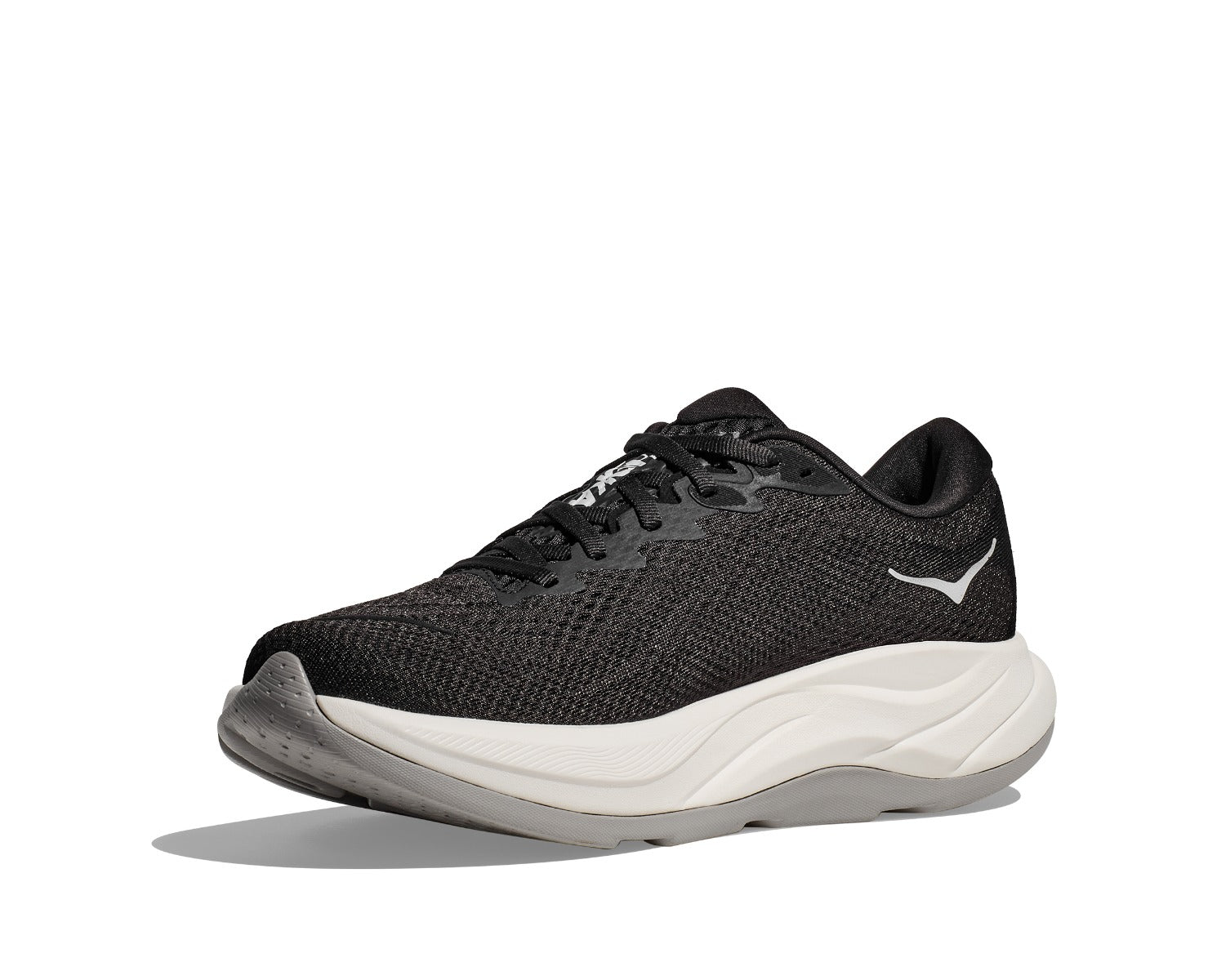 Hoka Black/White Rincon 4 Men's Running Shoes 1155130-BWHT