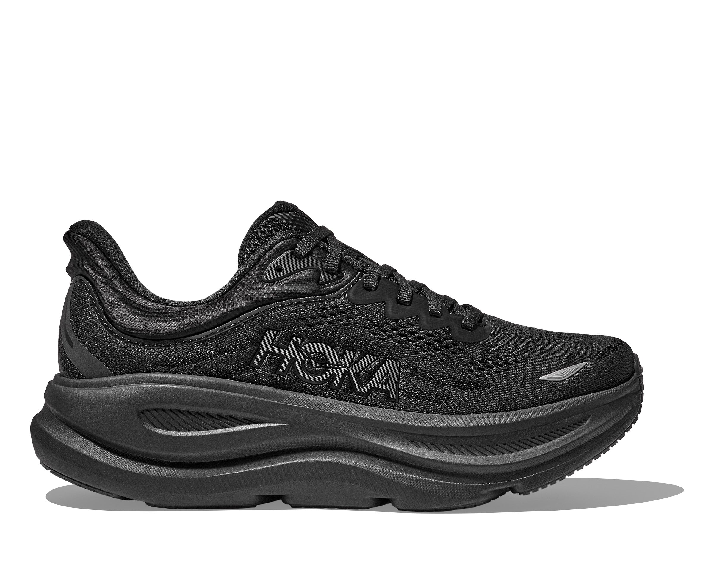 Hoka Black/Black Bondi 9 Women's Running Shoes 1162012-BBLC