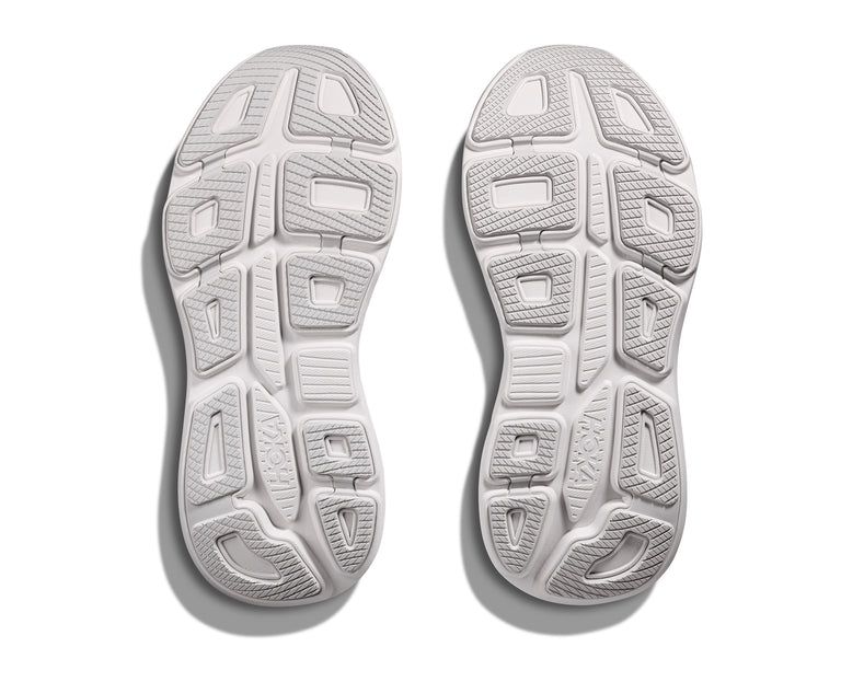 Hoka Light Gray/White Women\'s Cushioned Running Sneakers Sz 9.5 HOKA Women main image 3