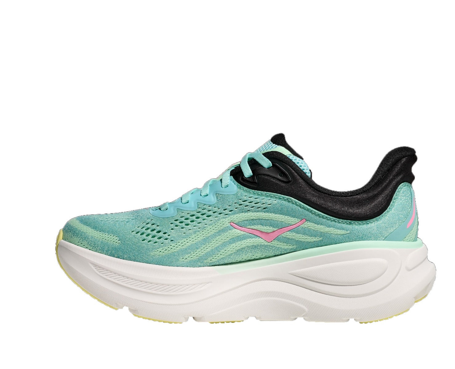 HOKA BONDI 9 27CM ライトブルー 美品 Hoka Blue Spark/Mint Flourite Bondi 9 Women's Running Shoes