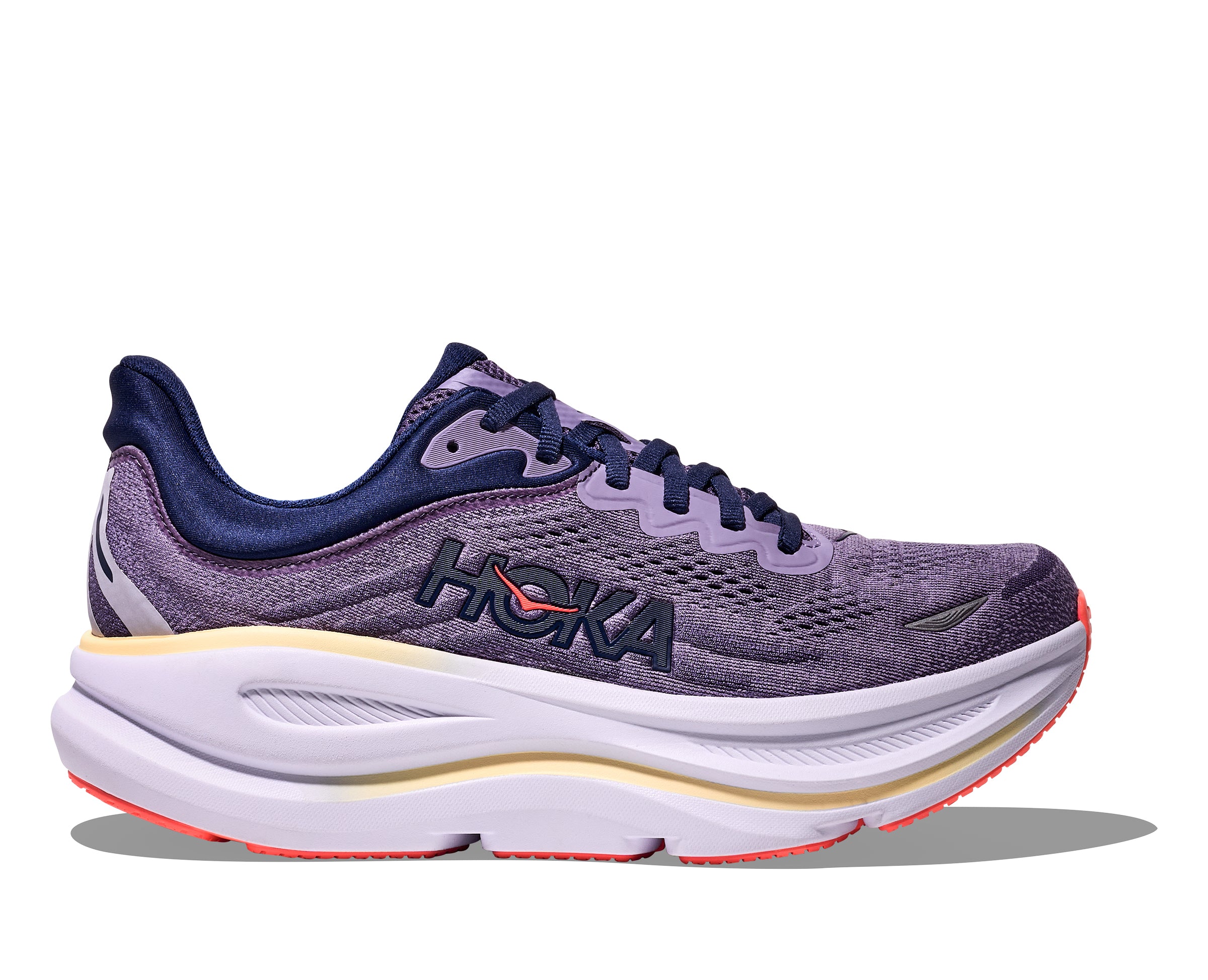 Hoka Berry Jam/Berry Patch Bondi 9 Wide Women's Running Shoes 1162014-BJM