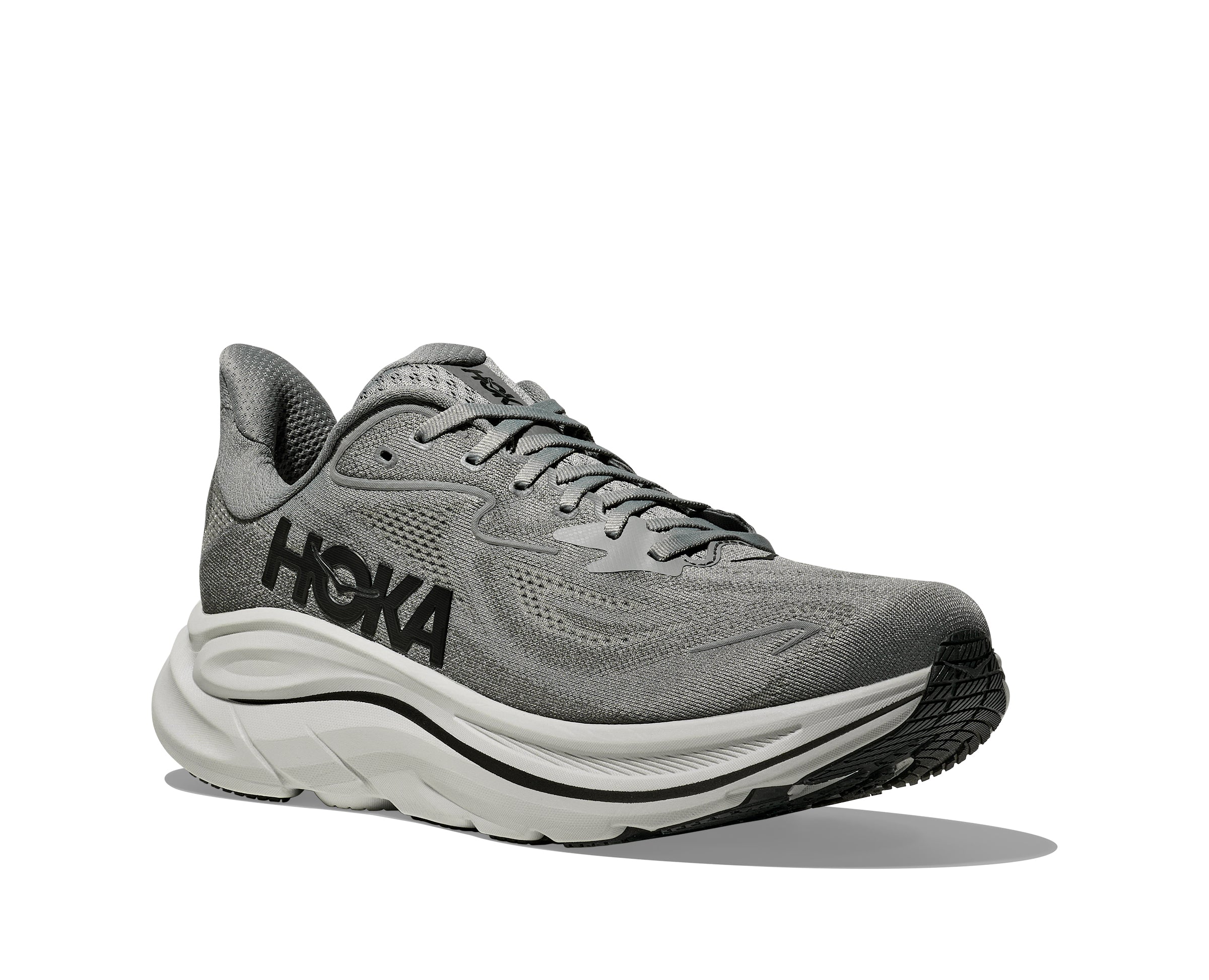 Hoka Galactic Grey/Asteroid Clifton 10 Men's Running Shoes 1162030-GYST