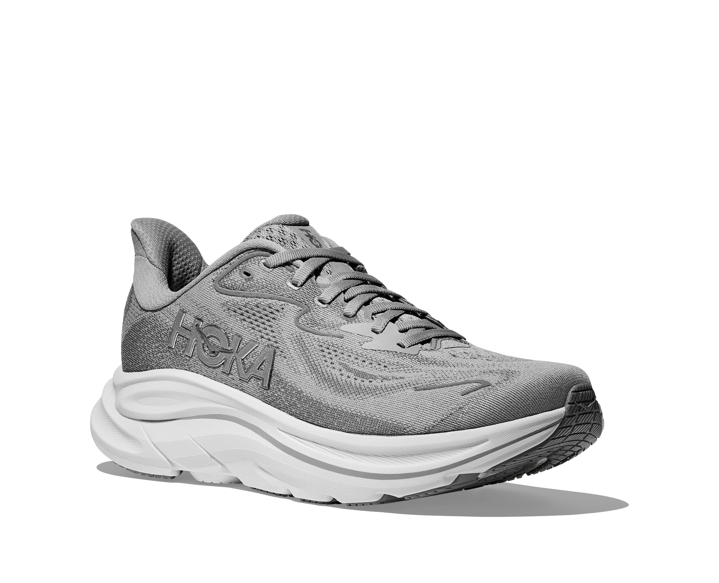Hoka Stellar Grey/Galactic Grey Clifton 10 Women's Running Shoes 1162031-SRYG