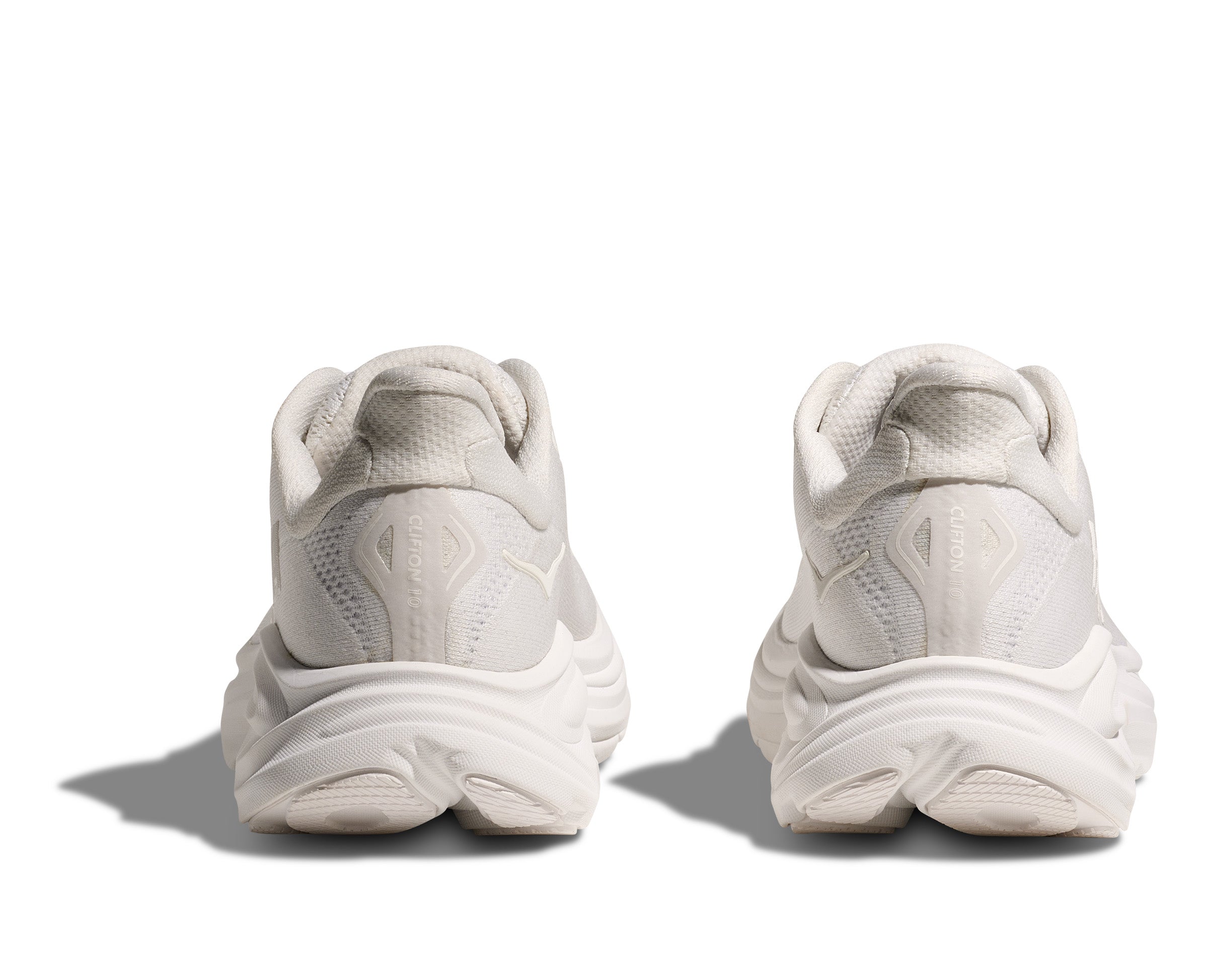 Hoka White/White Clifton 10 Women's Running Shoes 1162031-WWH