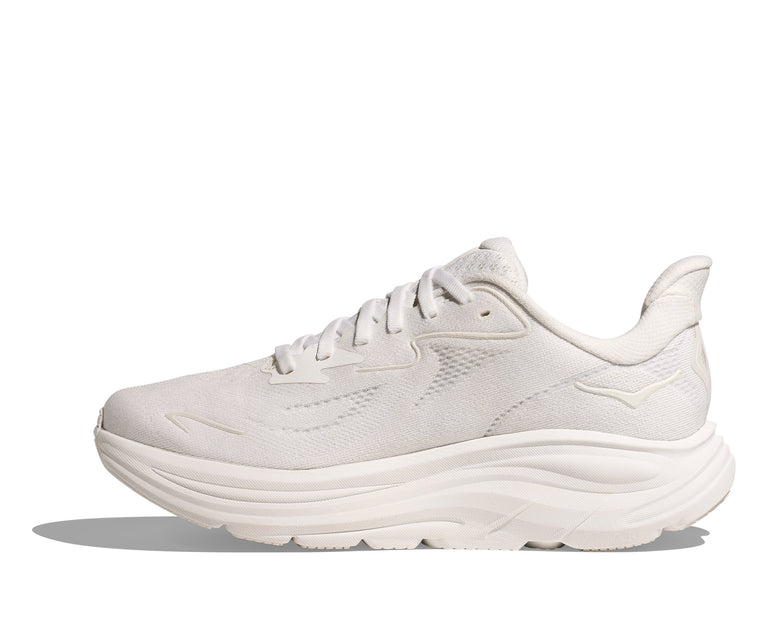 Hoka White/White Clifton 10 Women's Running Shoes 1162031-WWH