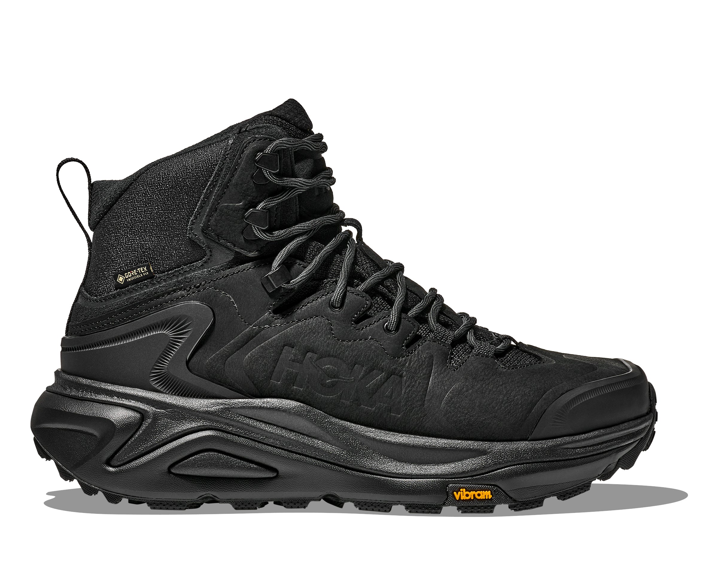 Hoka Black/Black Kaha 3 GTX Men's Hiking Shoes 1162530-BBLC