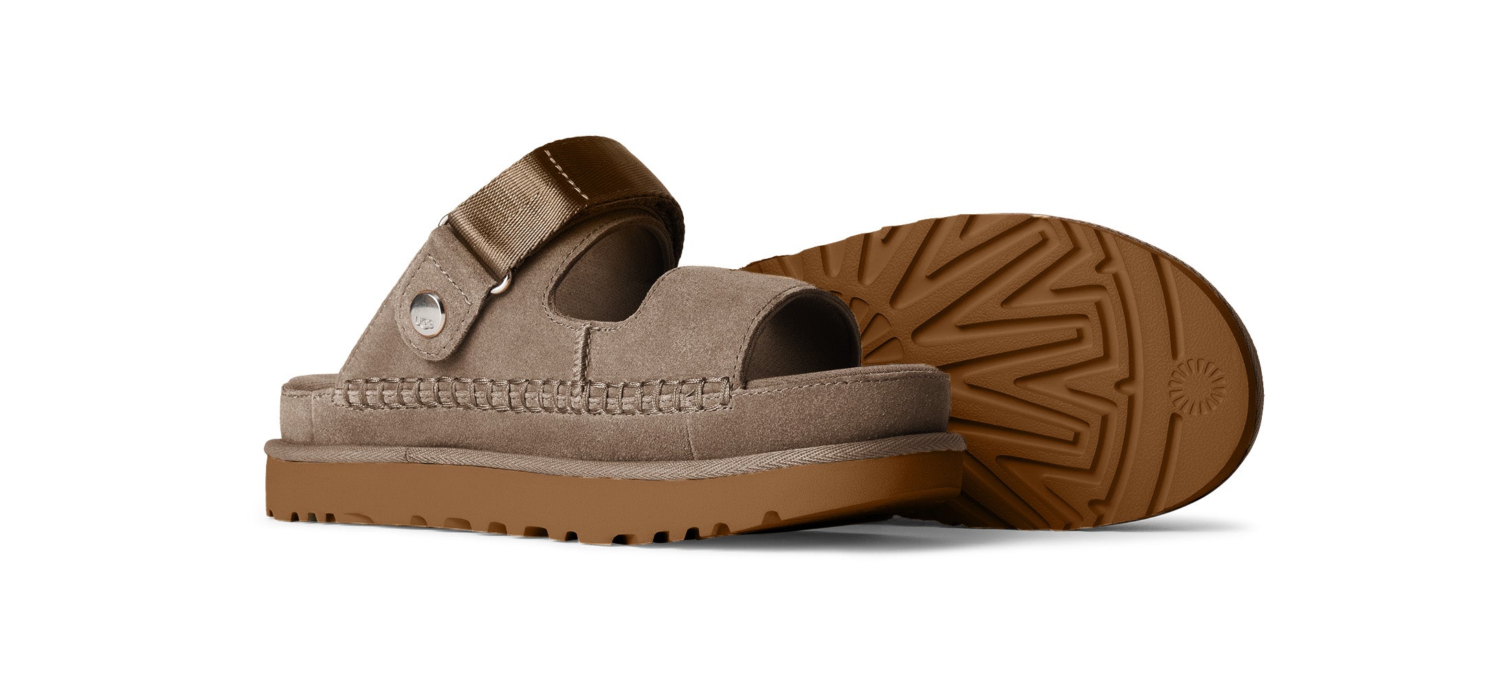【UGG】Golden Star Glide 1167399 Ugg Smoke Plume Goldenstar Glide Women's Sandals 1167399-SKP