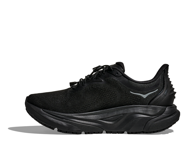 Hoka Black/Black Arahi SR Slip-Resistant Women's Stabilty Work Shoes 1