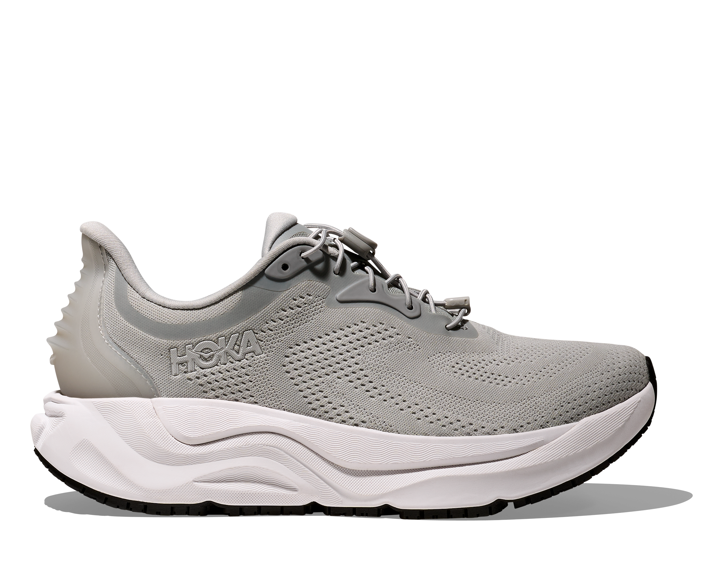 Hoka Stellar Grey/White Arahi SR Women's Active Recovery Shoes 1168713-SRYW