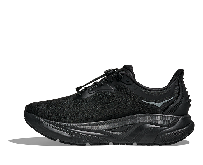 Hoka Black/Black Arahi SR Men's Wide Width Slip Resistant Work Shoes 1