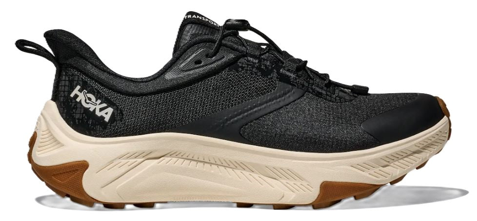 Hoka Black/Alabaster Transport 2 Women's Hiking Shoes 1171850-ABST