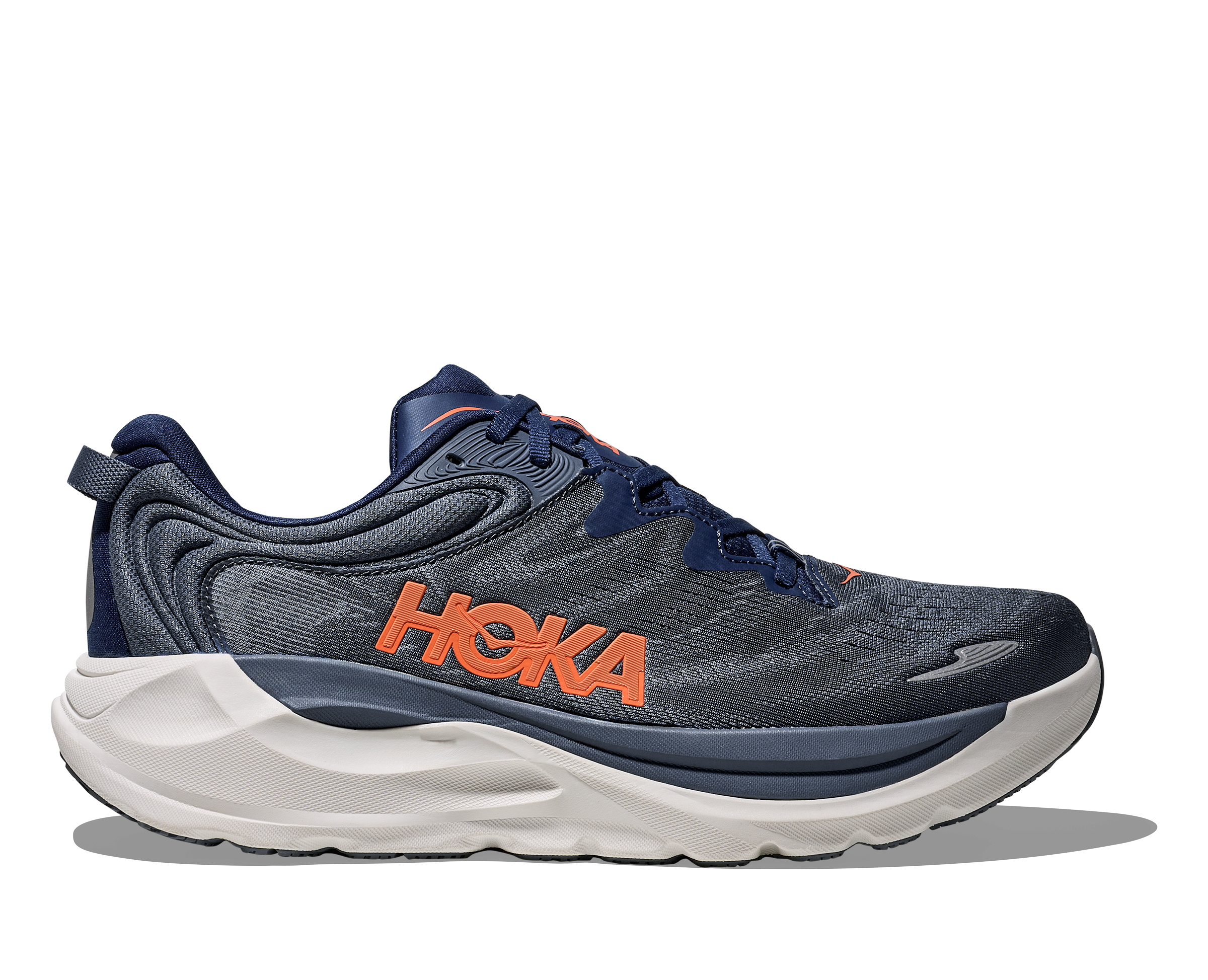 Hoka Midnight Blue/Faded Navy Gaviota 6 Men's Stability Shoes 1171932-MLFD