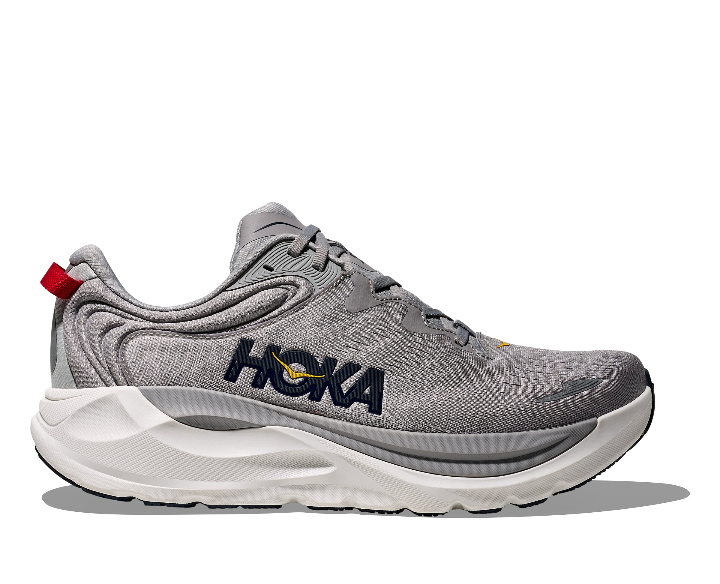 Hoka Stellar Grey/Stardust Gaviota 6 Men's Wide Width Running Shoes 1171934-STLLR