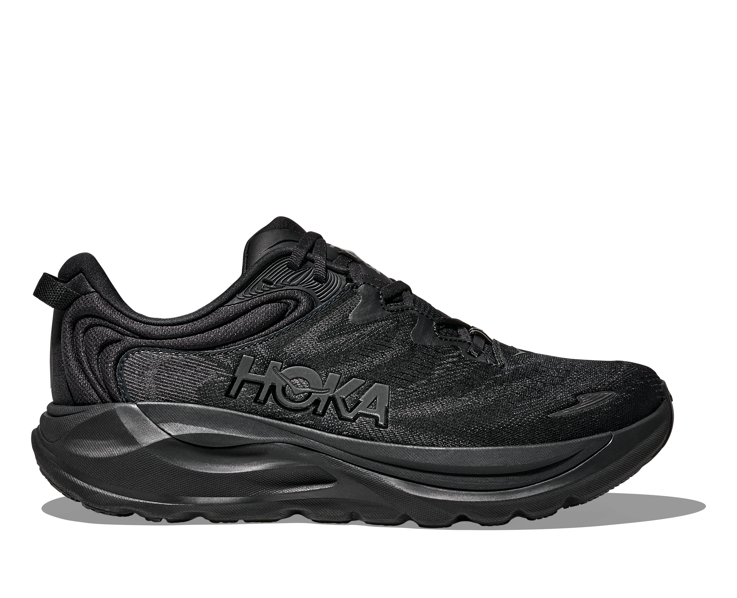 Hoka Black/Black Gaviota 6 Men's X-tra Wide Width Stability Shoes 1171936-BBLC