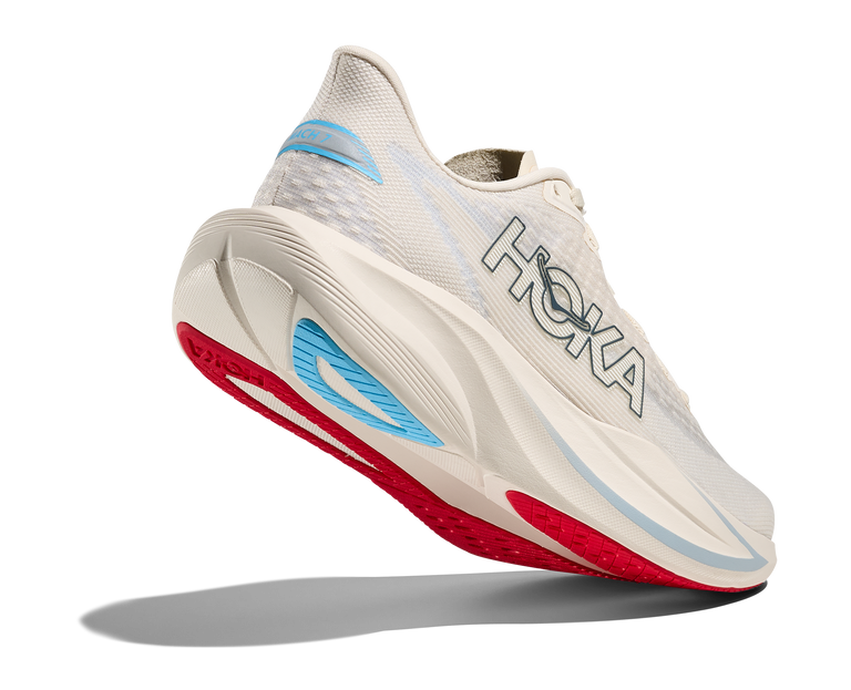 Hoka Alabaster/Soaring Blue Mach 7 Women's Running Shoes 1171938-ASRN
