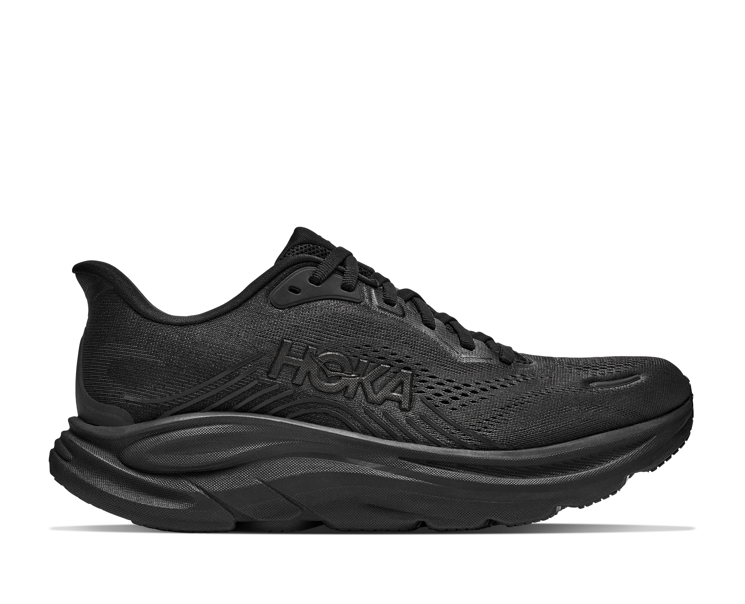 Hoka Black/Black Clifton 11 Men's Training Shoes 1176572-BBLC