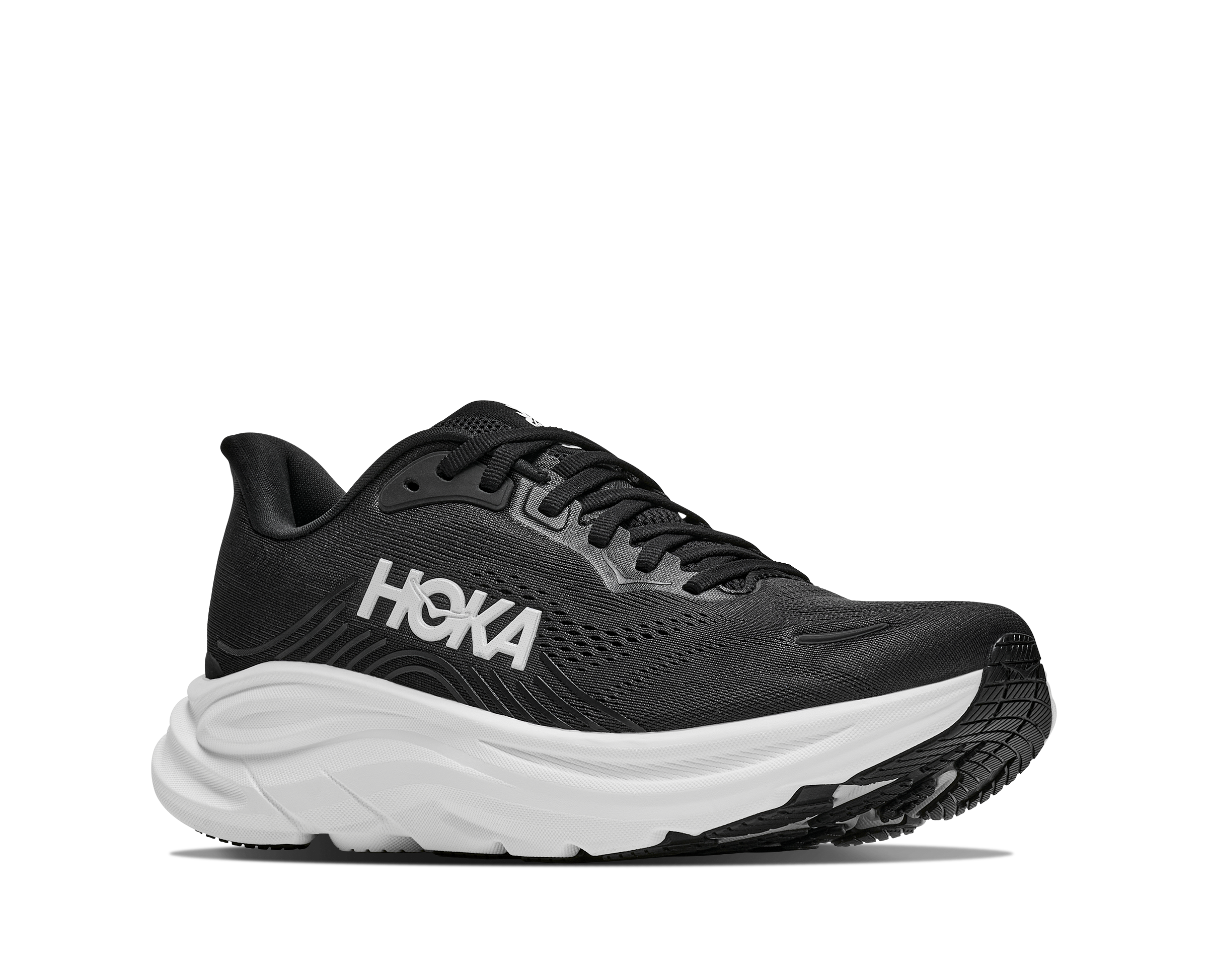 Hoka Black/White Clifton 11 Women's Athletic Shoes 1176573
