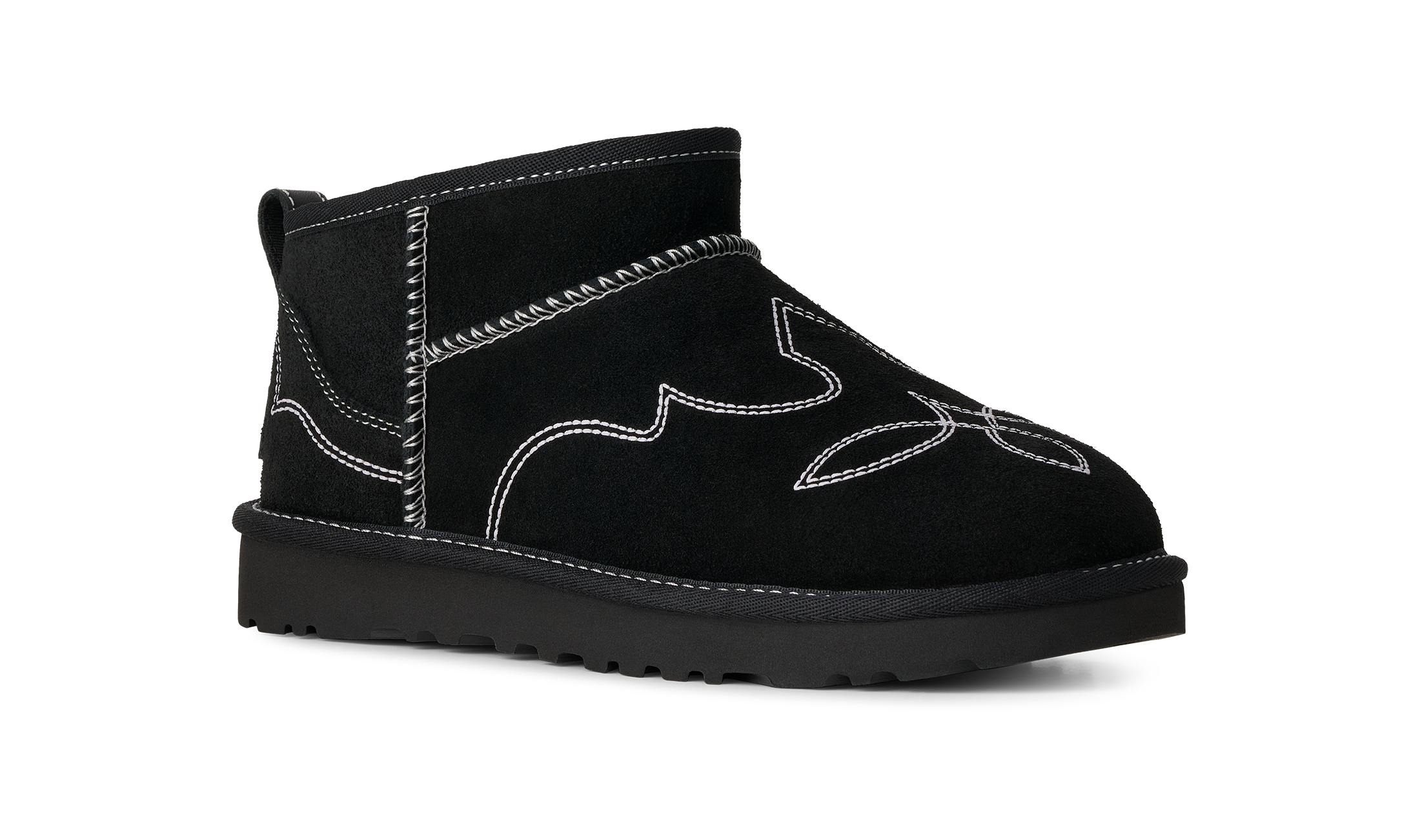 UGG Black Classic Ultra Mini Western Style Women's Boots 1180628