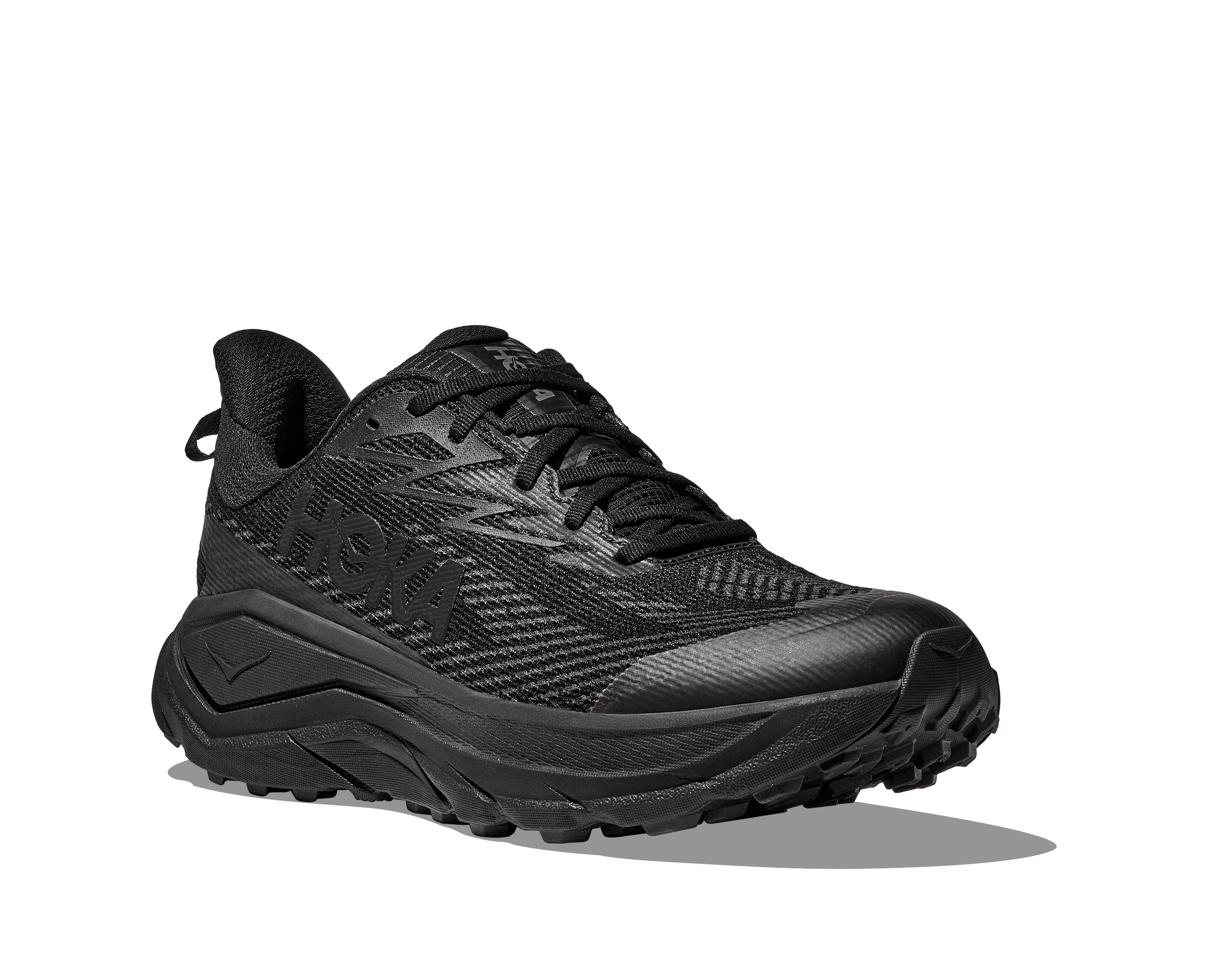Hoka Black/Carbon Black Challenger 8 GTX Men's Wide Running Shoes 1180811