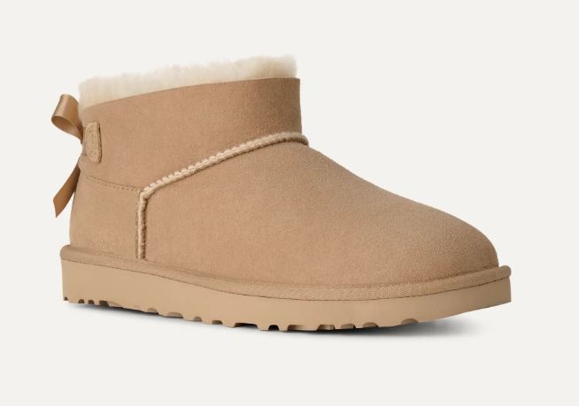 Ugg Sand Ultra Mini Bailey Bow Women's Boots 1185491