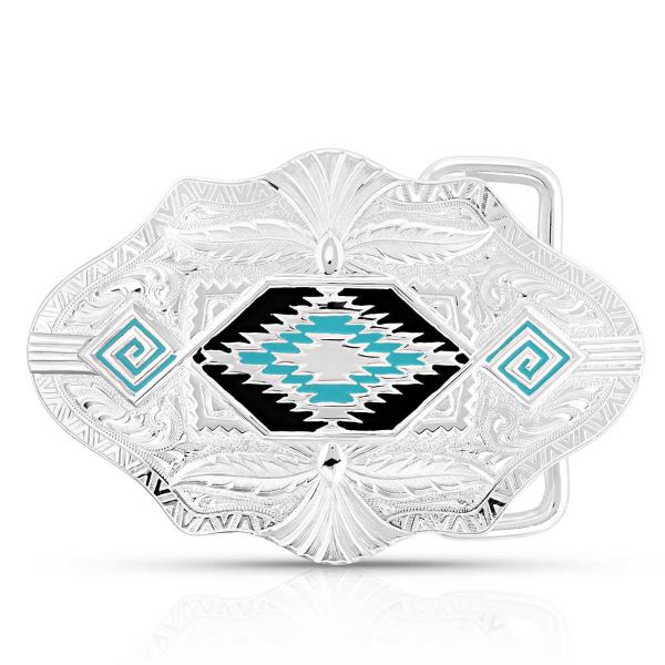Montana Silversmiths Southwestern Skies Buckle 1190PT-TQ