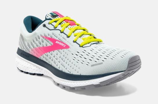 Brooks Ice Flow/Pink/Pond Ghost 13 Womens Running Shoes 120338-154