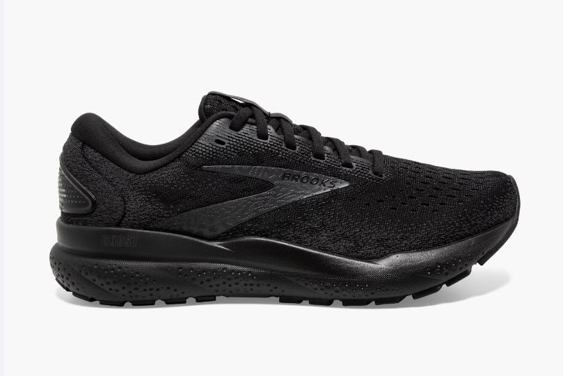 Brooks Black/Black/Ebony Ghost 16 Women's Running Shoes 120407-020