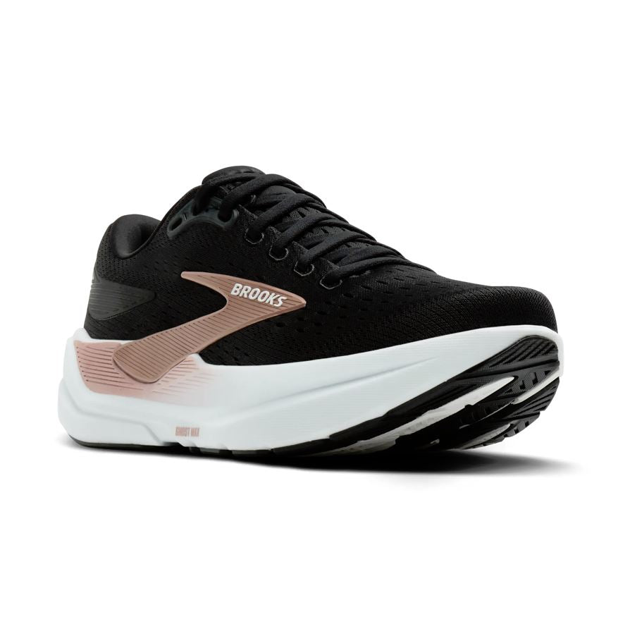 Brooks Black/Rose Gold Ghost Max 3 Women's Road Running Shoes 120457-043