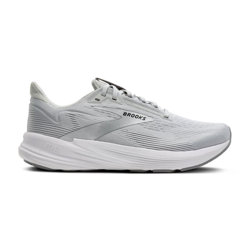 Brooks Oyster Mushroom/Alloy/Silver Revel 8 Women's Running Shoes 120456-086