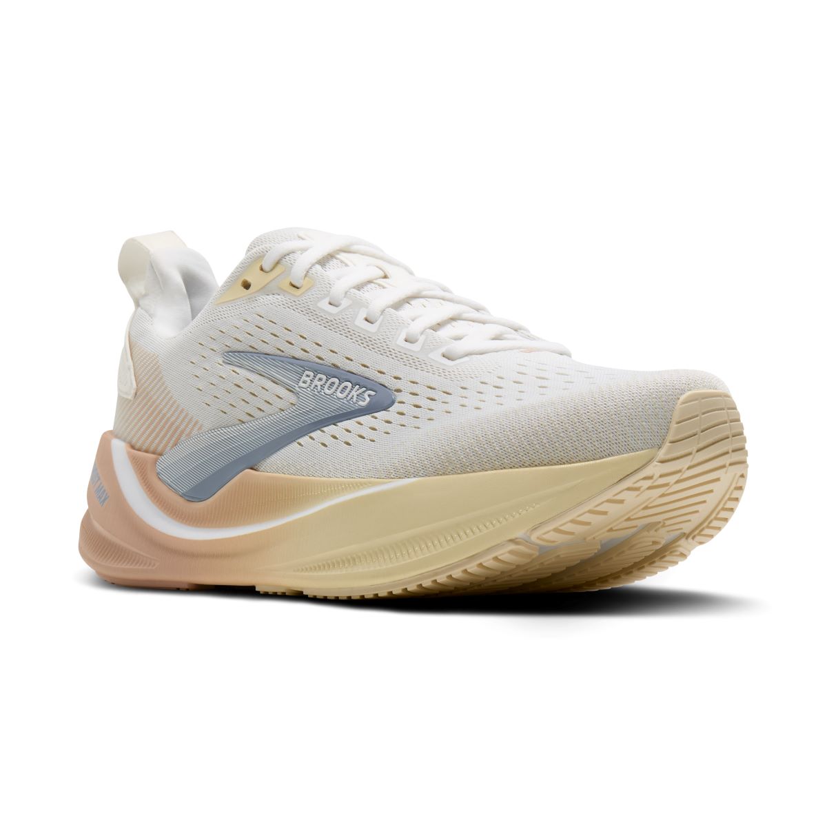 Brooks White/Rose/Rutabaga Ghost Max 4 Women's Running/Walking Shoes 120485-173