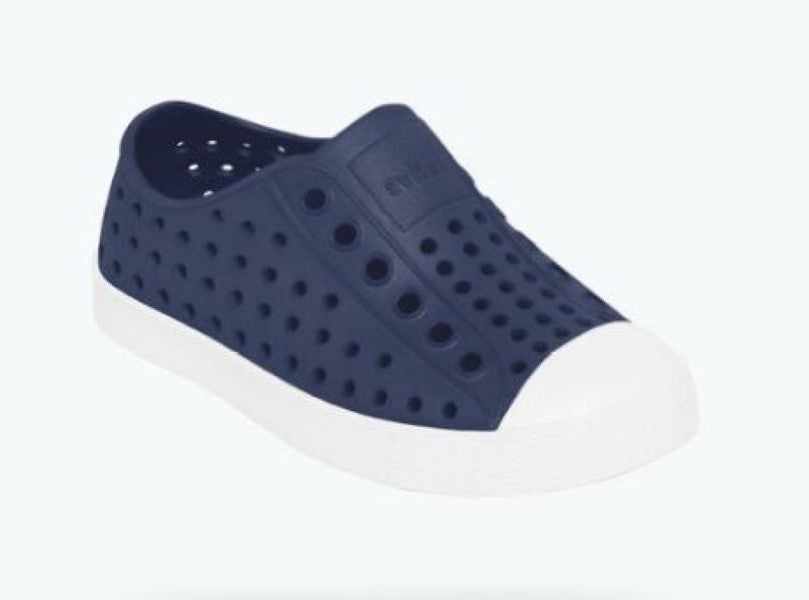 Native Regatta Blue/Shell White Jefferson Junior Shoes 12100100-4201