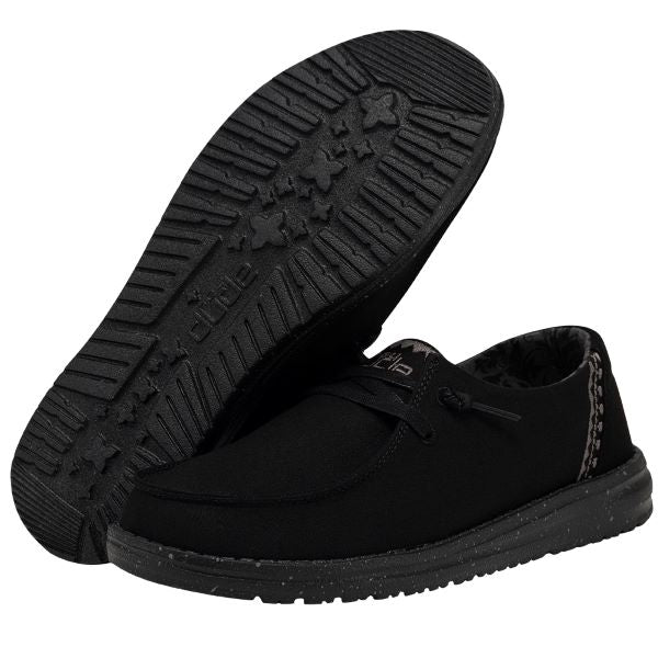 Hey Dude Dark Dagger Wendy Aztec Womens Casual Shoes 121417121