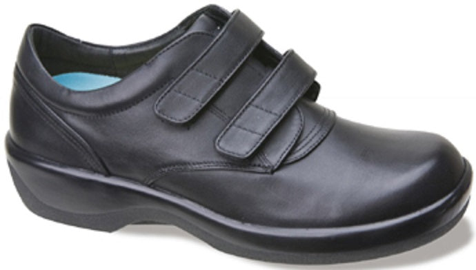 W1260 Black Conform Double Strap Oxford Aetrex Womens Shoes