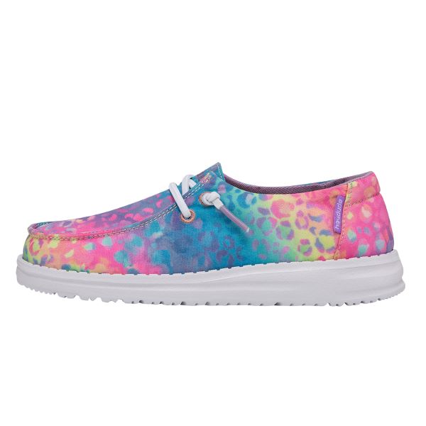 Hey Dude Wendy Flow Leopard Youth Casual Shoes 130129010