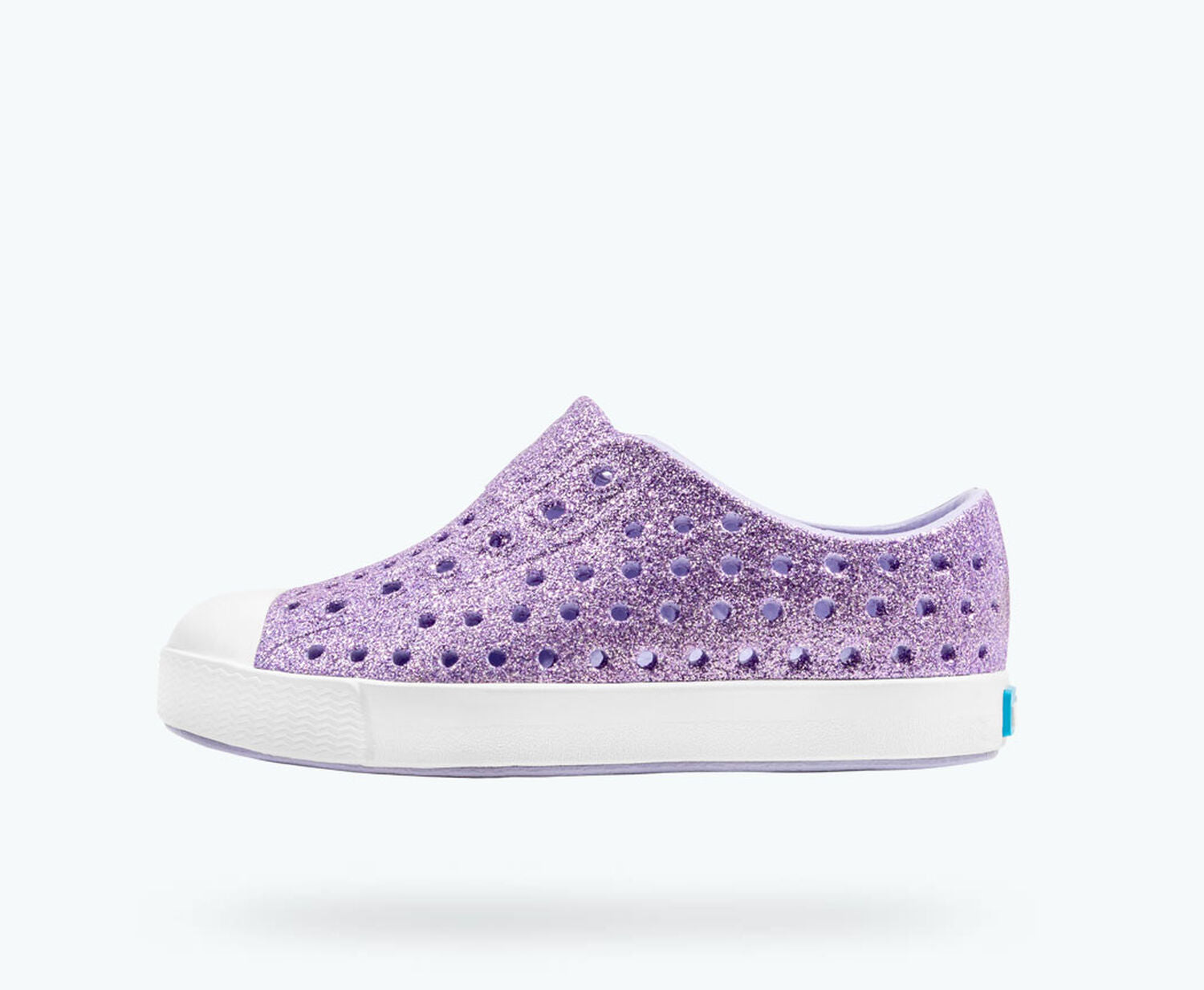 Native Powder Pink Jefferson Bling Junior Kids Slip-On Shoes 13100112-5270-J