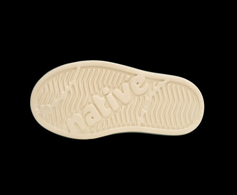 Native Bone White/Relax Green Jefferson Big Kid Shoes (sizes