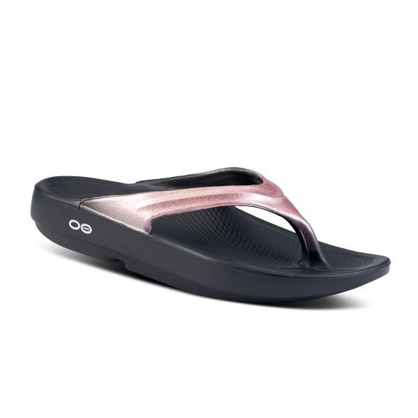 Oofos Rose Sparkle Oolala Womens Sandals 1401-ROSESPRKL