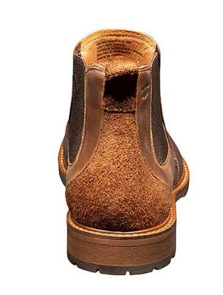 Florsheim Brown Lodge Plain Toe Gore Mens Boots 14285-215 display picture 3