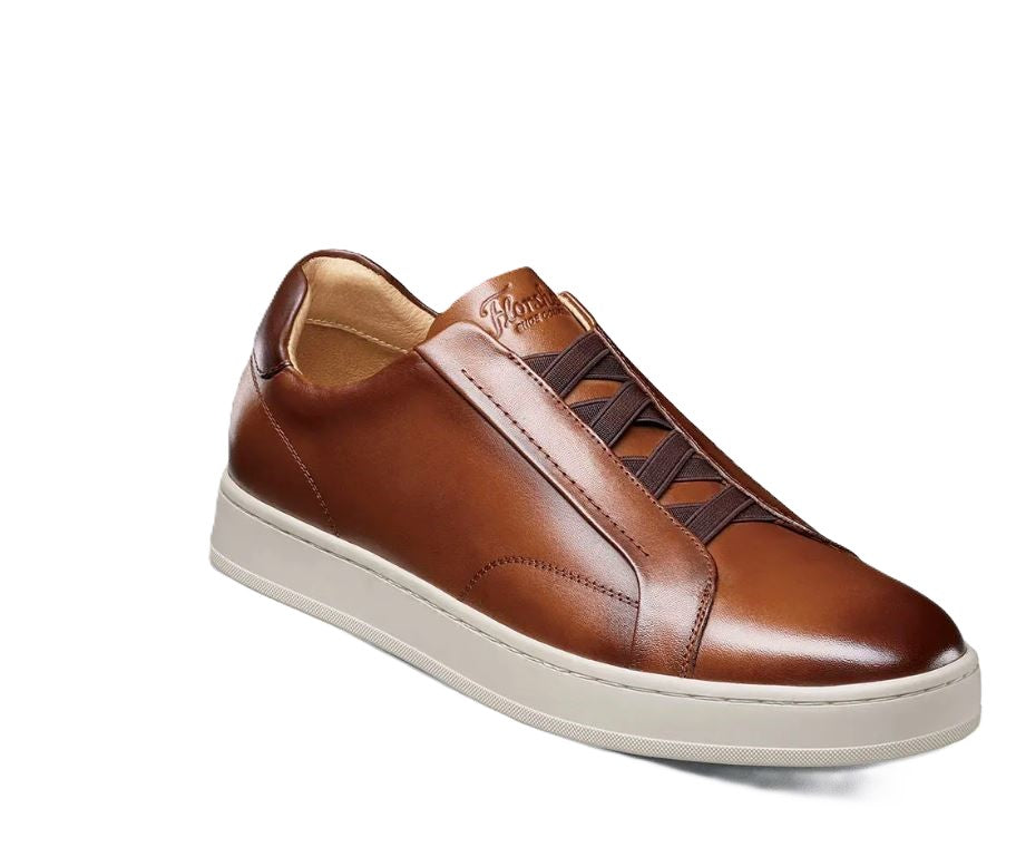 Florsheim Cognac Multi Monopoli Elastic Lace to Toe Men's Sneaker 14457-229