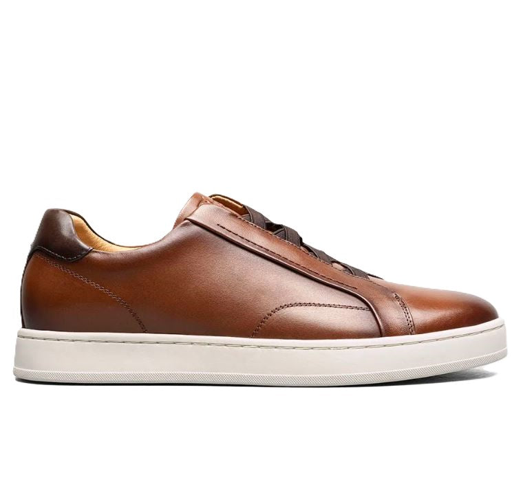 Florsheim Cognac Multi Monopoli Elastic Lace to Toe Men's Sneaker 1445