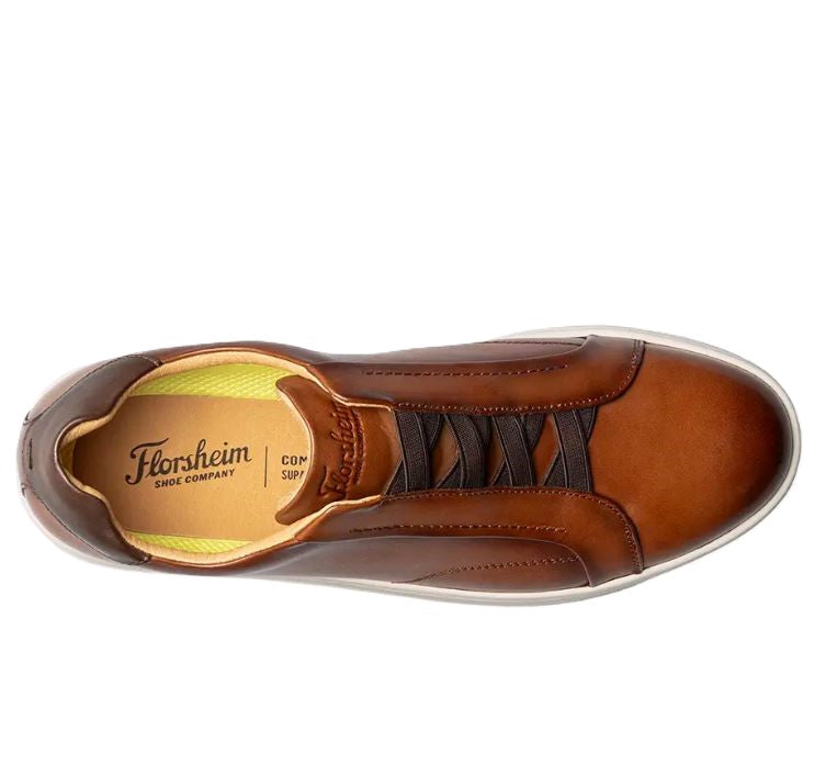 Florsheim Cognac Multi Monopoli Elastic Lace to Toe Men's Sneaker 1445