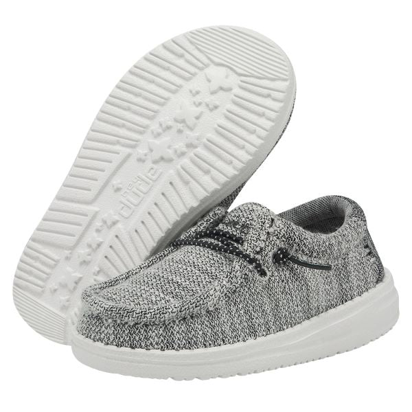 Hey Dude Yin Yang Wally Toddler Stretch Casual Shoes 160013351