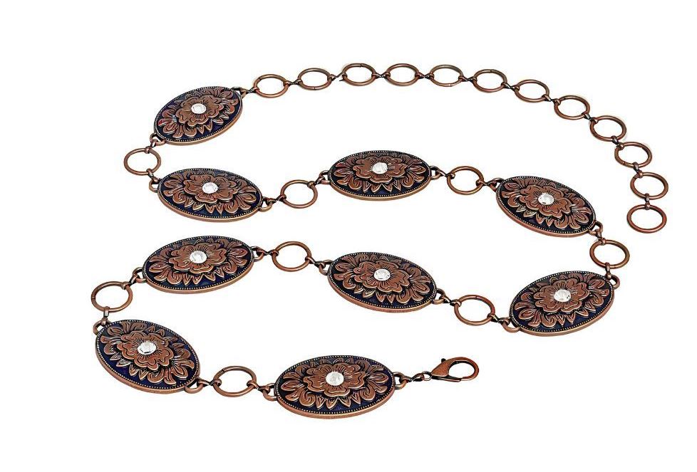 Kamberley Brown Chain Belt 16018-BRN