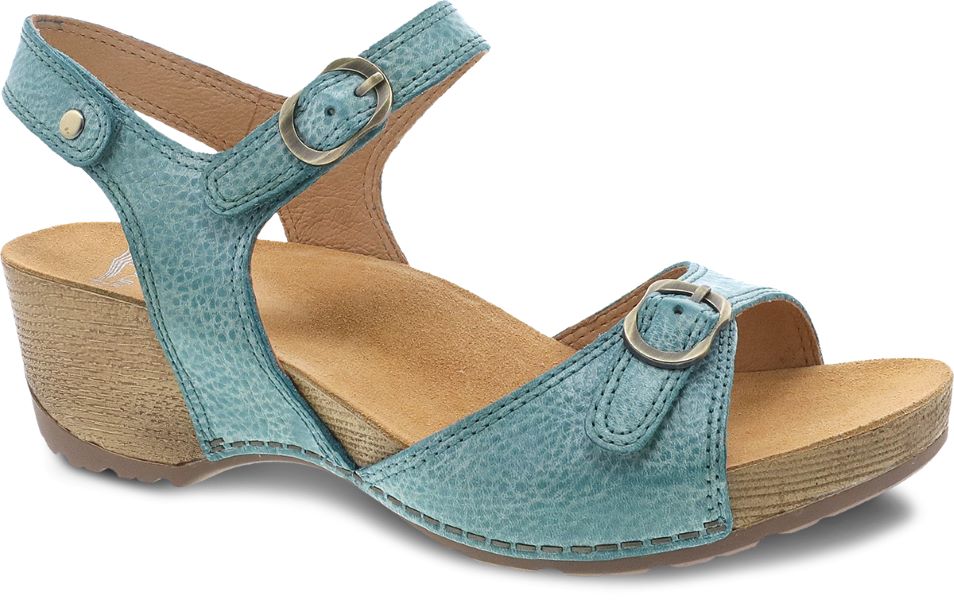 Dansko Lagoon Tricia Milled Burnished Womens Sandals 1709-601600