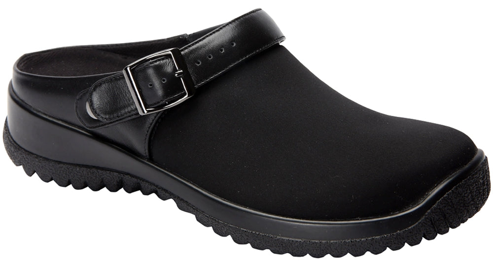 Drew Black Stretch Savannah Womens Comfort Slide On Shoes 17100-99