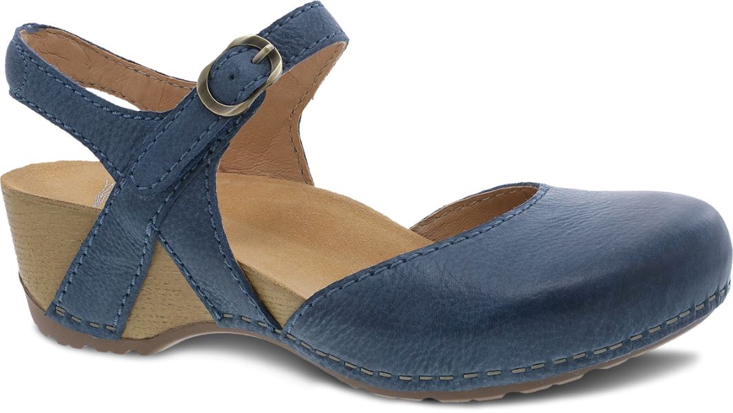 Dansko Blue Tiffany Milled Burnished Women's Shoes 1710-541600