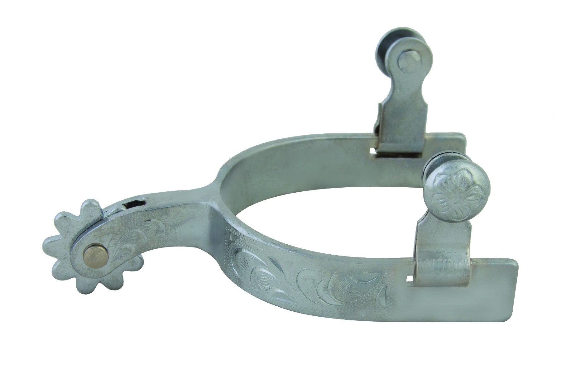 Aime Imports Steel CP Youth Hand Engraved Spur 178139