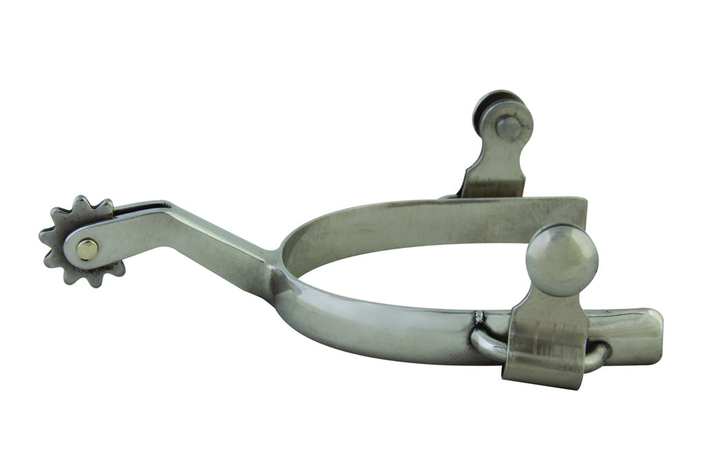 Aime Imports Stainless Ladies' Roping Spur with 1/2 inch Oval Cup Band and 1 3/4 inch Shank 178320